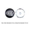 4pcs/Set 58/60/mm Car Wheel Center Hub Caps For KIA Rio Soul Seltos Forte K5 K3 Niro Sorento Stinger Sportage Cerato EV6 Ceed QE3
