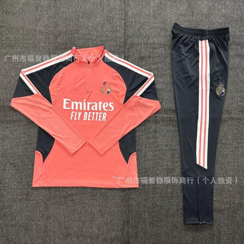 2026-2027 Football Training Suit Set Men Women Unisex Long Sleeve Sports Tracksuit Arsenal Barcelona Real Madrid Inter Milan