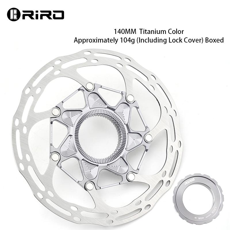 RIRO Center Lock Bike Disc 140MM 160MM  Brake Rotor Floating Structure Disc High Strength Heat- dissipation Bike Brake Rotor