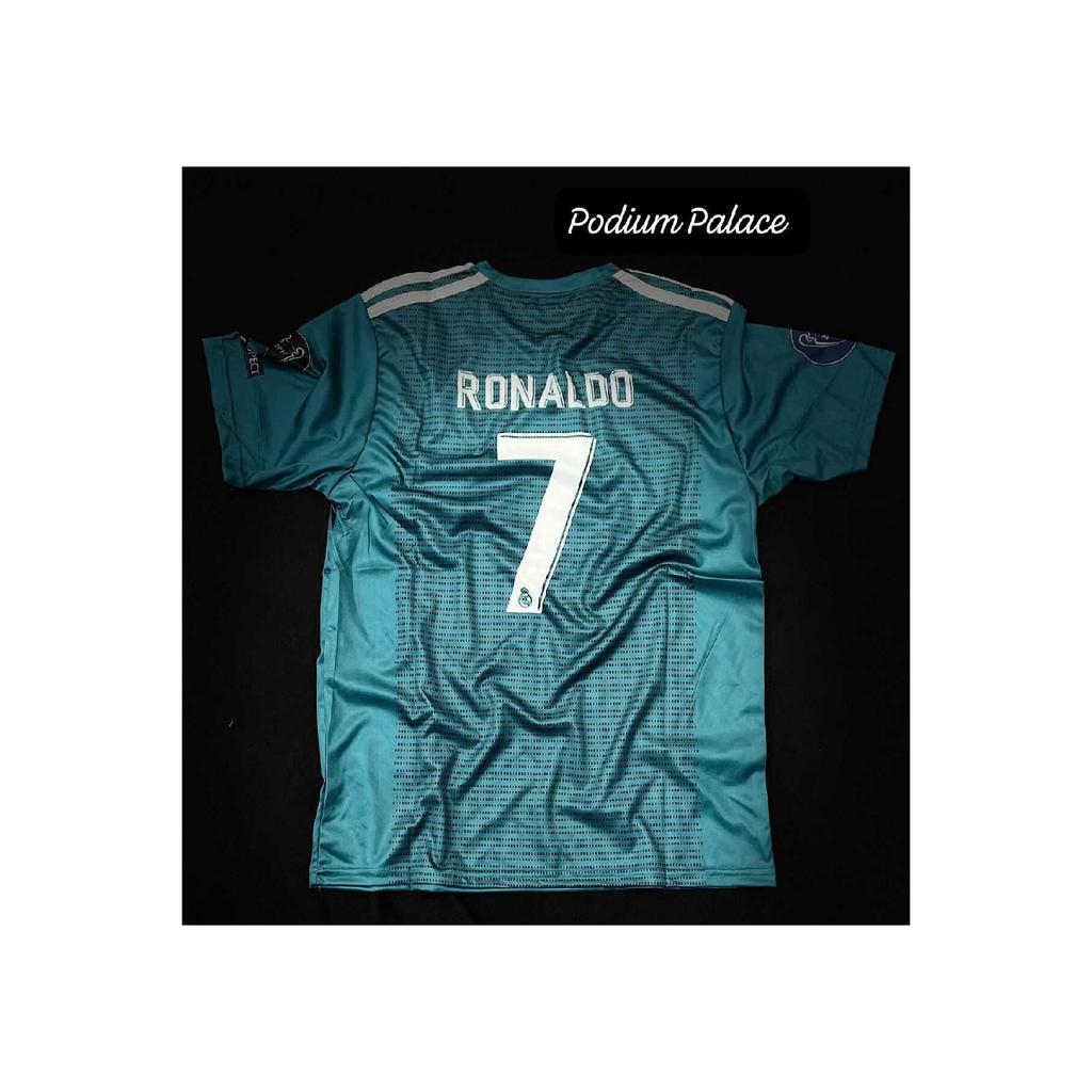 Ronaldo Short Sleeve Turquoise Adult 2007-2008 Season Jersey (turquoise) 7272