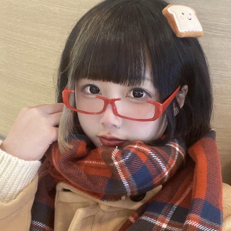 Y2K Crying Tears Half Frame Glasses For Men Women Spice Girl Anime Cosplay Hip Hop Funny Retro Eyeglass Subculture Accessory