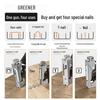 "Green Forest Manual Woodworking Nail Gun: Special Door & Stapler for Home Oil Painting"