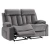 VEVOR Loveseat Recliner Sofa, Power Reclining Couch with Heating and Massage, Soft Velvet Electric Recliner Sofa with USB Ports