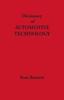 Raamat Dictionary of Automotive Technology