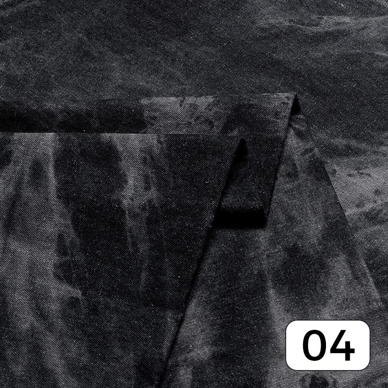 50*140 cm Trendy Džínovina Vázanka Sepraná Silná látka Pro Sukně Džíny Kalhoty Oblečení Šaty Šití Diy Patchwork Materiál