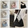 Soft Solid Color Tote Bag Large Capacity PU Leather Handbag All-Match Texture Crossbody Bag  Daily