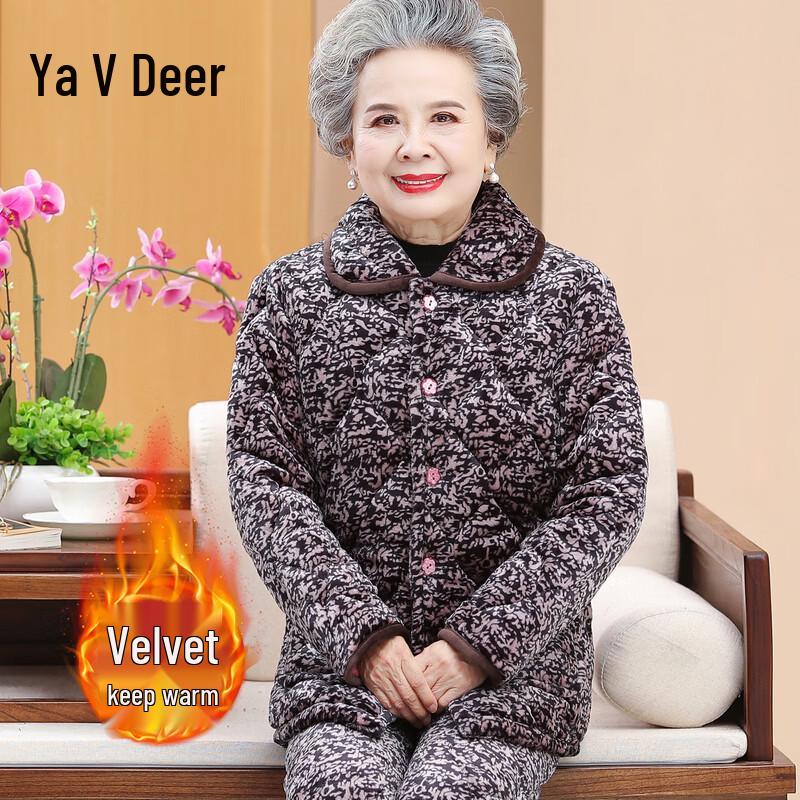 Женский плюшевый утолщенный домашний комплект Yalu на осень/зиму 3XL