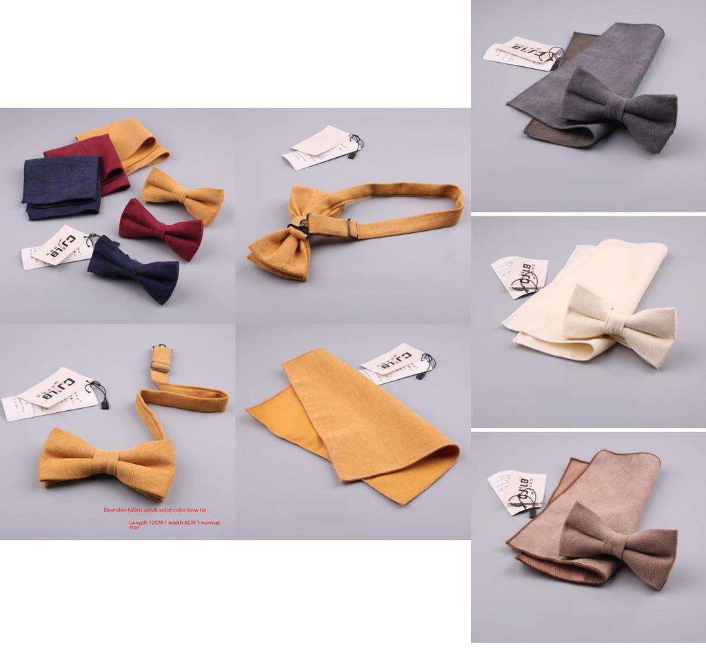 Set Papillon in Cotone per Uomo Donna Eleganti Accessori Formali Regalo per Adulti