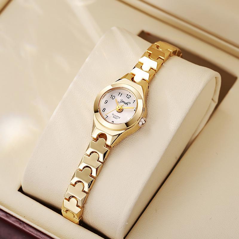 Elegant Women's Round Dial Watch - Student Style with Steel Band, High-End Fashion, Cross-Border Bestseller