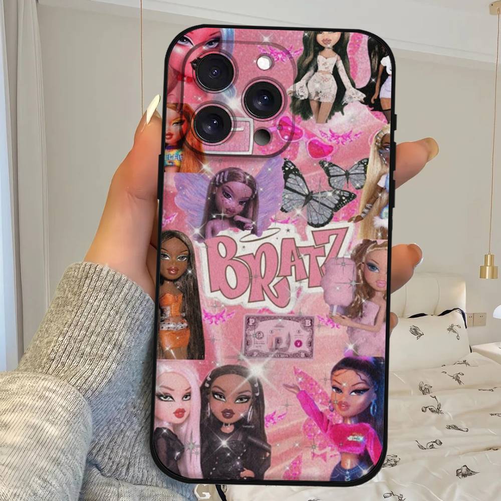 Lovely-DollS-B-BratzS Phone Case For IPhone 17 16 15 14 13 12 11 PRO MAX PLUS Mini TPU Soft To Skin-friendly Case