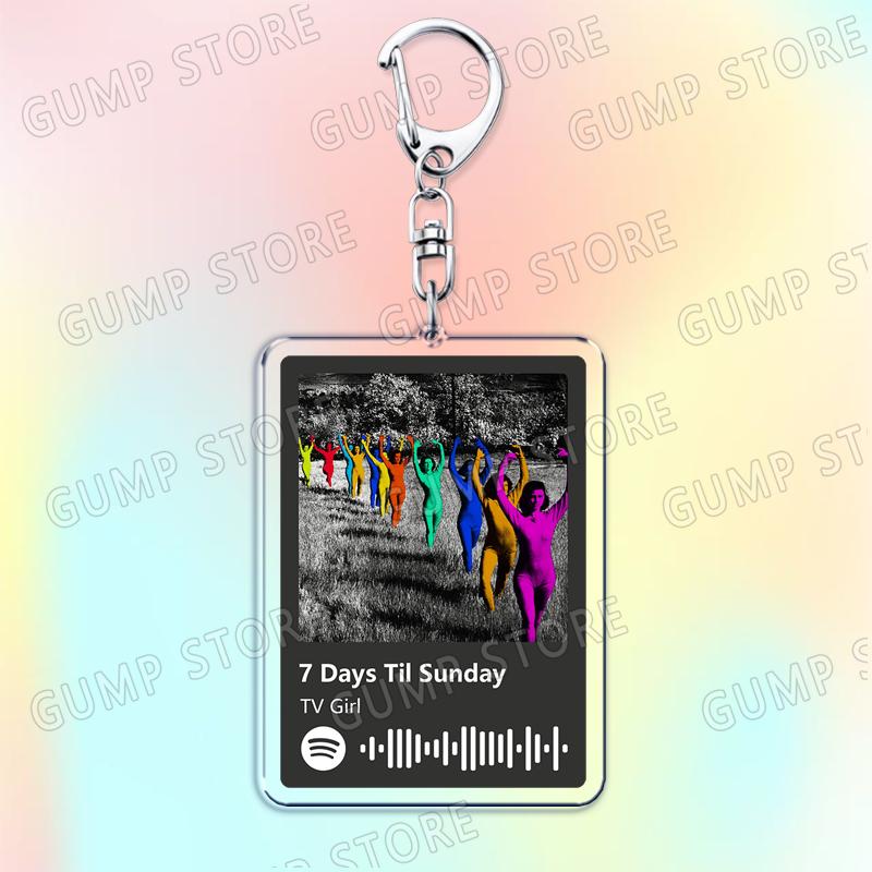 

Indie Pop Band Songs Keychains for Women Accessories Bag Lovers Rock Not Allowed Keying Jewelry Music Fans Lovers Friends Gifts