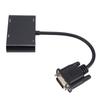 Convertor de la VGA la Interfață Multimedia de Înaltă Definiție Ieșire VGA Intrare Convertor VGA la Interfață Multimedia de Înaltă Definiție Adaptor VGA cu Intrare de 3.5mm