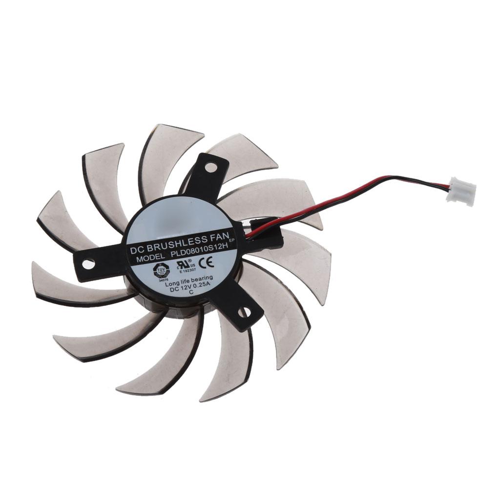 Fit for Gigabyte 6850 7970 GTX 460 GTX560Ti R270X R7 260x Cooler Fan Graphics Card Accessories PLD08010S12H Cooling Fan