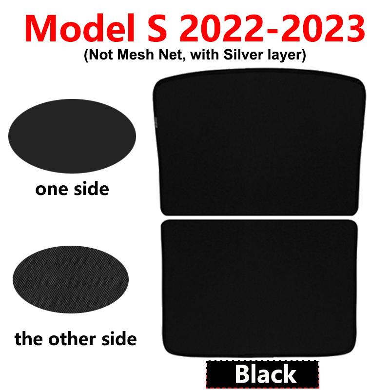 For Tesla Model S Sun Shade Privacy Window Sunshade Foldable Glass Roof Skylight Blind Sunroof Shading ModelS Anti UV Protector