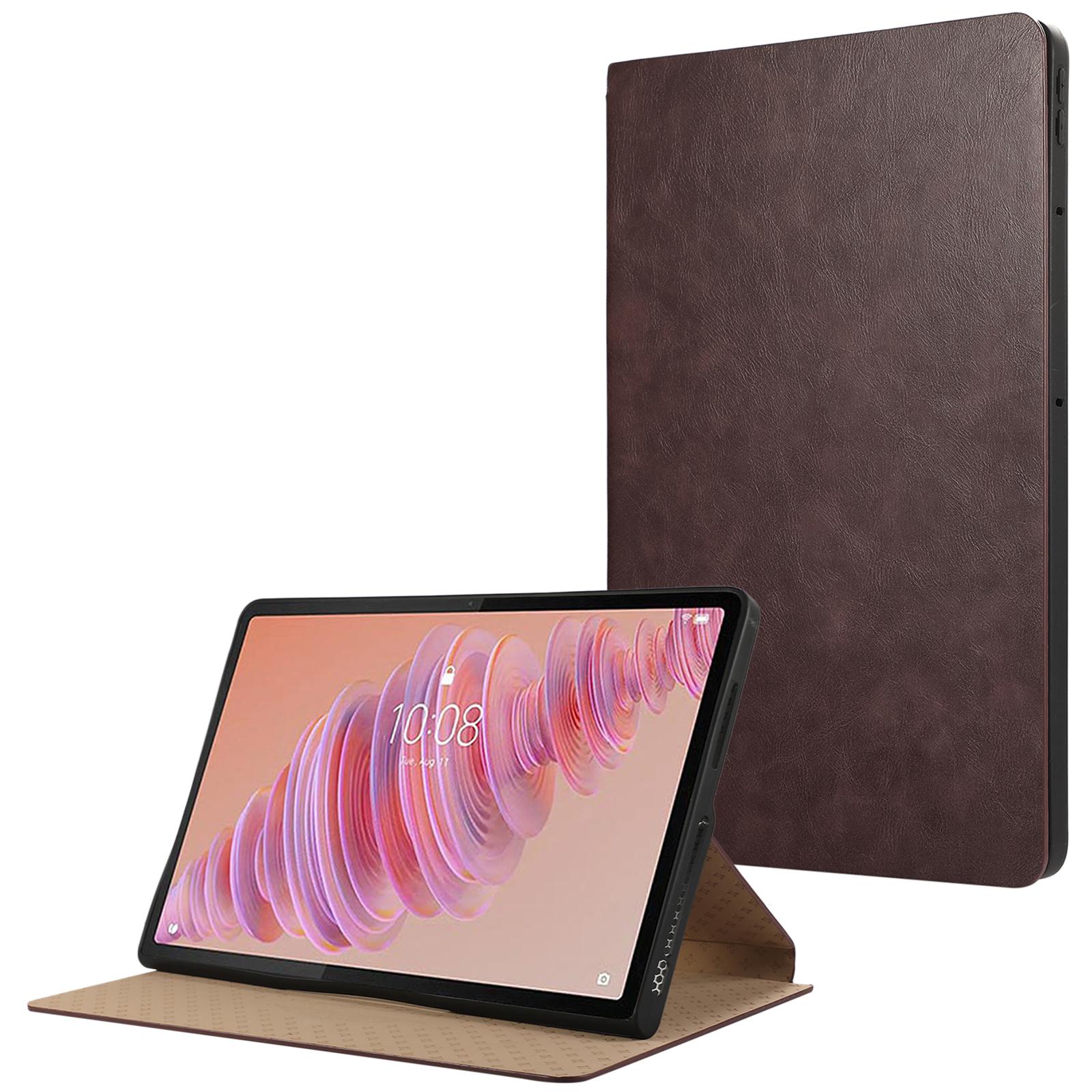 

Для Lenovo Tab Plus Чохол-підставка Захист від подряпин Шкіряний планшетний чохол-книжка Coffee