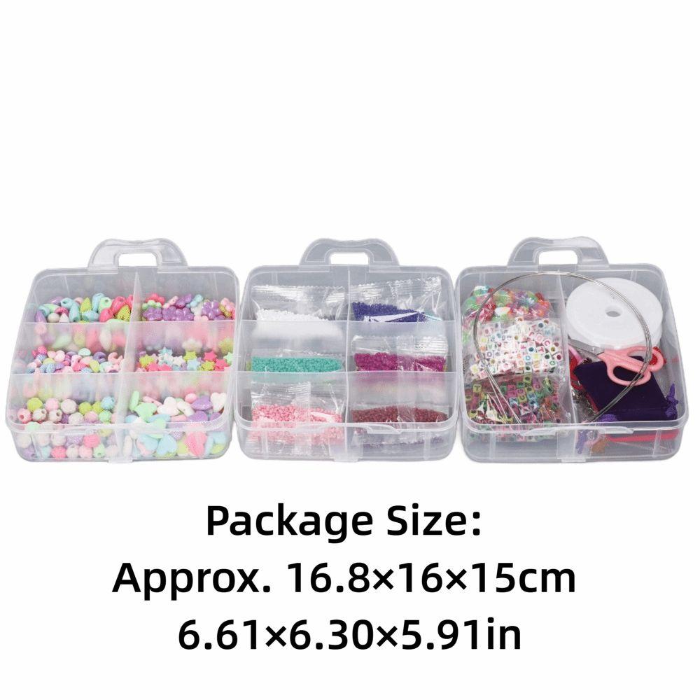 4774pcs Multiple Shapes Beads Bracelet Making Kit Colorful Jewelry Making Kit  DIY Jewelry Making