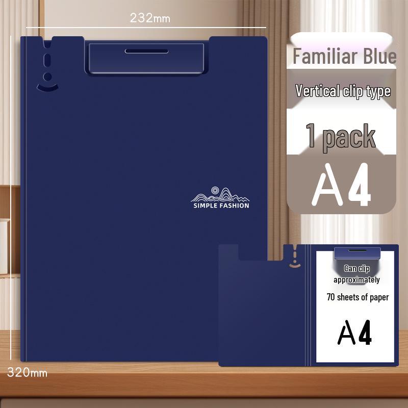 Good 6171 A4 Cardboard Ring Binder Clip for Document Storage and Writing Board