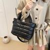 Fashion Women Shoulder Bag Winter New Mobile Space Glossy Female Bag Casual Bright Surface Crossbody Handbag