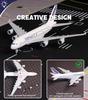 QIYUMOKE 1/400 Scale Air France A380 Airplane Model Kit (6-inch Large) with Assembled Aircraft Landing Gear and Display Stand, Adult Aviation Gift or