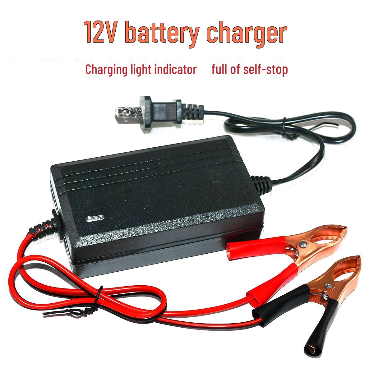 

12V Smart Fast Charger for Car, Van, Sedan, and Motorcycle Batteries