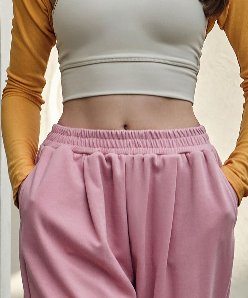 Debiweeo Long Wide Training Pants Devi-B0072-Pink