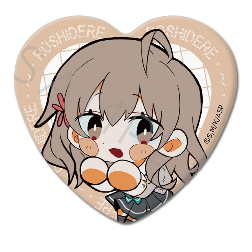 TV Anime Who Sometimes Whispers In Can Badge D "My Neighbor, Arya-san, Russian" [Masha] Heart-Shaped