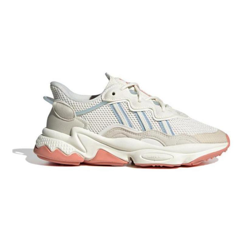 Adidas Originals OZWEEGO J Abrasion Resistant Low top Kids Lifestyle Shoes Ecru Sneakers IG0788