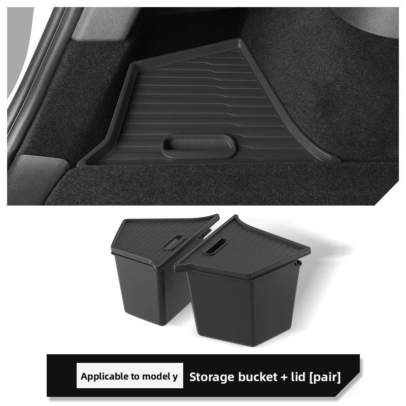 Car Sticker For Tesla Model 3 Y X S Refreshed New Trunk Storage Box Side Storage Box Storage Car Sticker Modification Accessorie