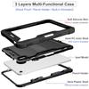 for iPad 10th Generation 10.9 Case, (with Pencil Holder & Kickstand) Rugged Shockproof Heavy Duty Soft Silicone Hard PC Case
