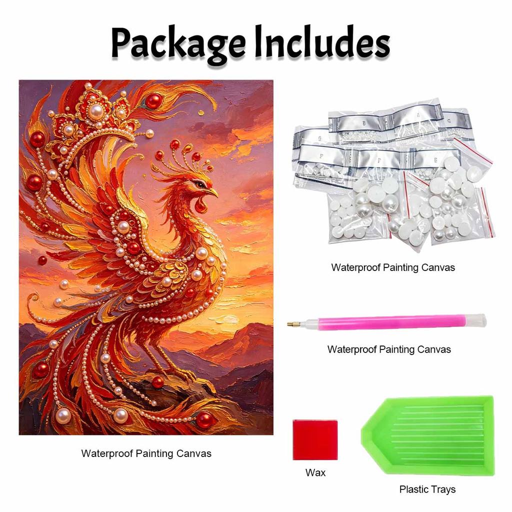 Phoenix Pearl Painting Kit Painting Art Handmade Diy Home Decoration Painting