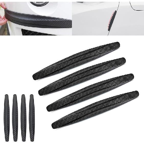 8 Packs Anti-Collision Patch Car Bumper Guard Strip Anti-Scratch Bumper Protector Trim Universal Rear Bumper Protector Car Door Edge Guards Car Side