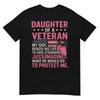 Daughter Of A Veteran Fathers Day Veteran Dad Daughter TShirt