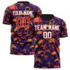 Customized Team Name Number Name Football T-shirts Custom DIY Skull Graphic Sports T Shirt Loose  Team Uniforms Tops