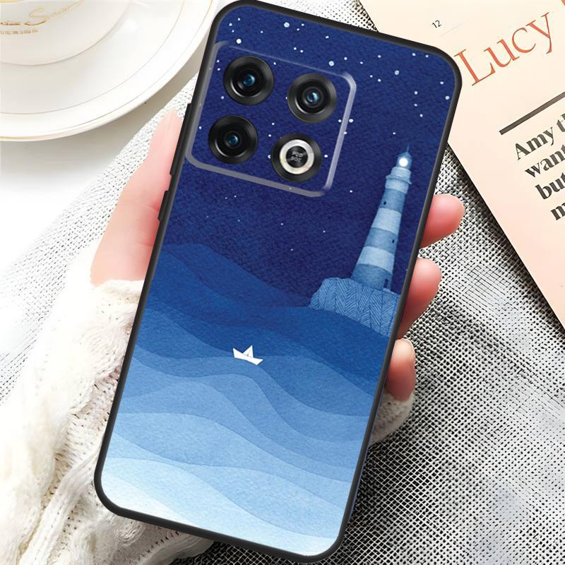 Ocean Waves Sailboat Cover For OnePlus 15 13 13R 13T 12 12R 10T 11 10 Pro OnePlus Nord 5 CE 4 3 Lite N20 N30 Case