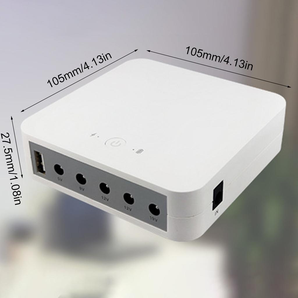 13200mah UPS Power Supply Computer Uninterruptible Power Supply Protector 5V 9V 12V 19V USB Multiple Output for Camera