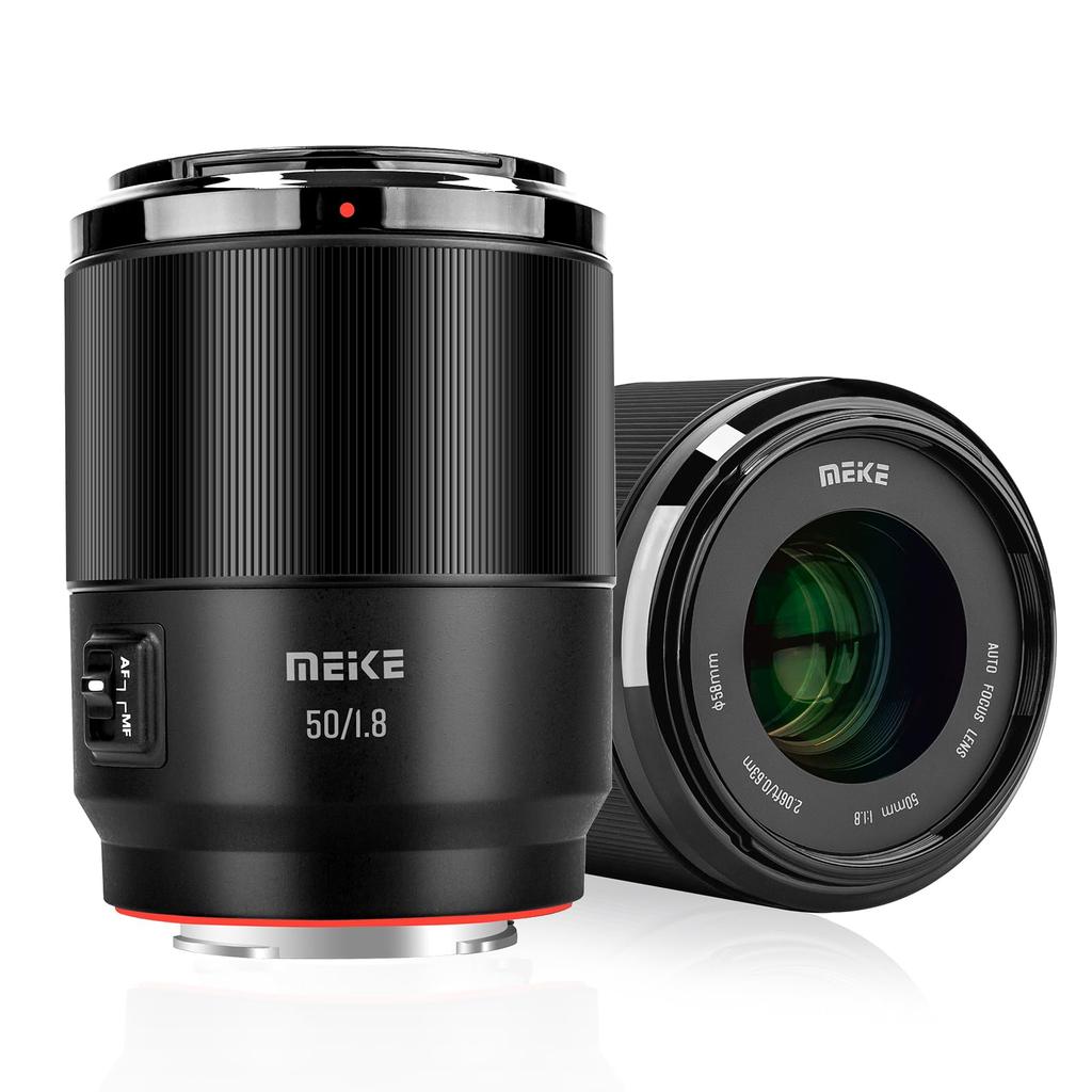 Meike 50mm Autofocus STM Stepping Motor Full Frame Portrait Lens for Cameras A7R A7CII F1.8 E-Mount A7, A7R, A7IV, IV, A7III, A7RII, A7RIII, A7SIII,