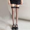 Black Lace Lolita Fishnet Over-the-Knee Stockings