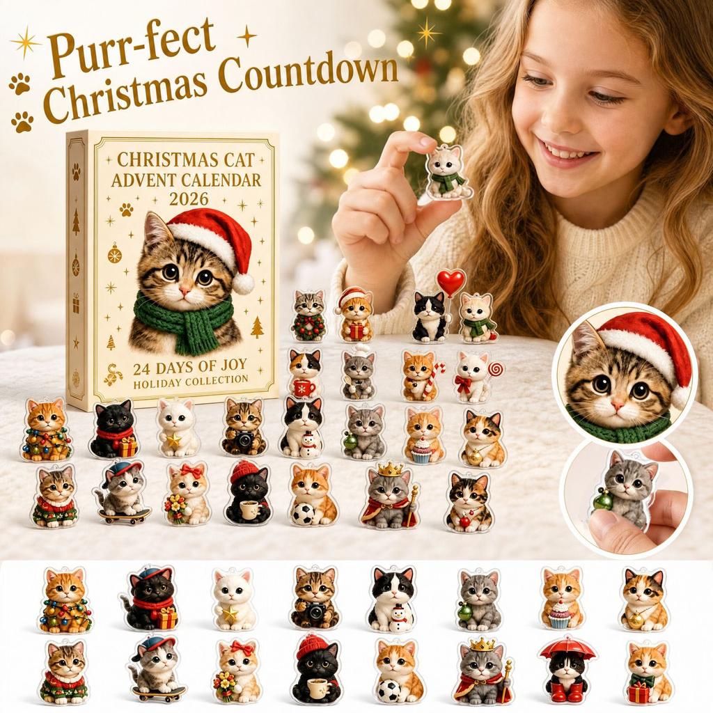 2D Christmas Advent Calendar 2026 with Surprise Gifts for Holiday Countdown Celebration