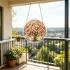 Acryl Puzzlesonnensammler, Lebensbaum/Blumen im Buntglas-Stil Fensterhänge-Dekoration, DIY Sonnensammler-Set für Zuhause, Garten