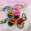 Adorável Mini Bolsa de Tricô Estilo Coreano Para Fones de Ouvido Para Crianças em Cores da Moda Para Uso Diário