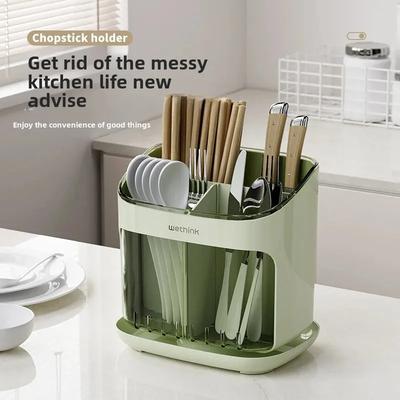 New Modern Simple Floor-standing Kitchen Chopstick Holder with Drainage and Storage Function