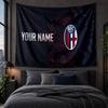 Personalized Tapestry Wall Hanging Bologna FC Pattern Art Background Cloth