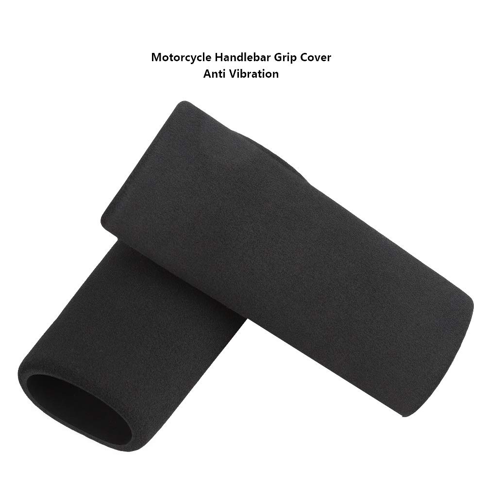 Anti-Vibration Motorcycle Grip Cover, Anti-Slip Motorcycle Steering Wheel Cover, 2 Pcs for Mountain Bike Motorcycle Motorcycle Accessories Bike Parts