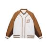 Li Ning Badfive Basketball Series Color Block Letter Sports Jacket Men Jacket Off-White AJMT299-1