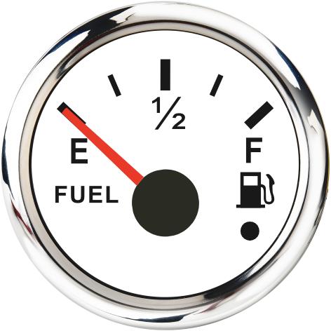 Car Marine Boat Boost Alarm Gauge 2‘’ 52mm Oil Pressure Meter Water Level Fuel Temperature 12V 24V Voltmeter Accessories Meter