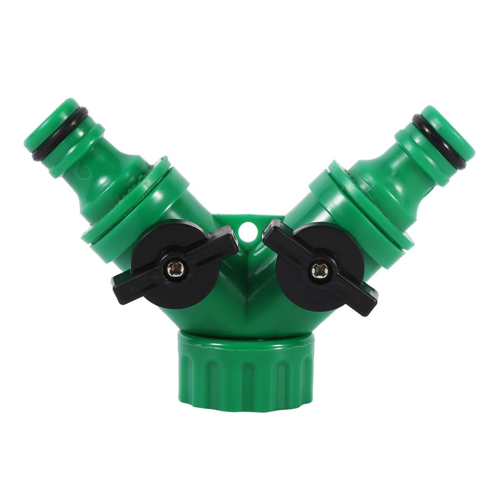 3 Way Hose Pipe Splitter, Garden Y Tap Connector Irrigation Drip Watering, Shut Off Valve, Home Plant Yard Balcony Irrigation with For Garden Yard