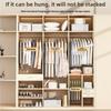 Plastic Dualposition Clothes Hangers With Nonslip Design For Wet And Dry Garments