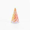 3DPrinted Spiral Cone Pyramid Passthrough Sculpture Vortex Illusion Cone Toy, Mini Spiral Ornament,Stress Relief Desk Decoration
