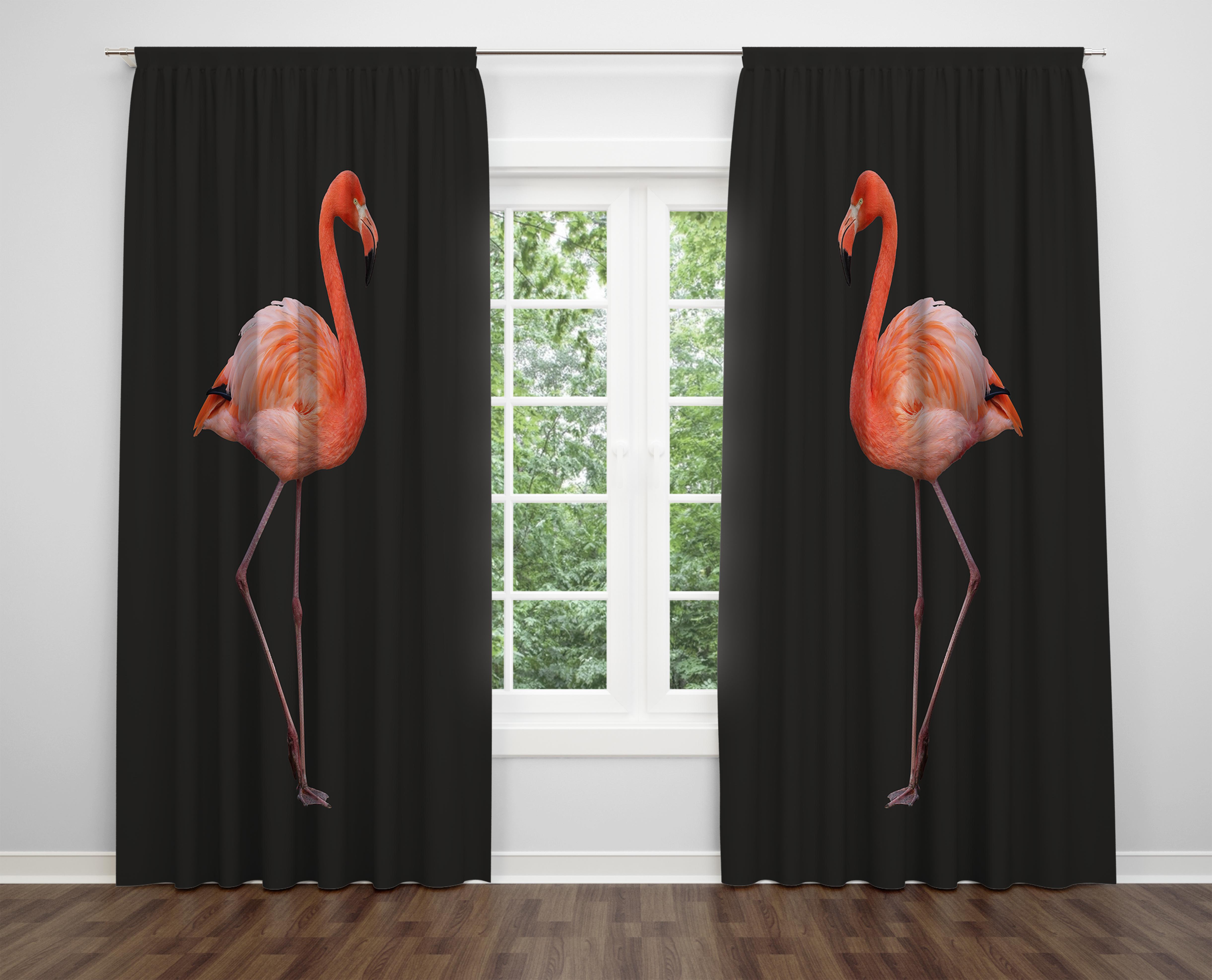 

Декоративний дизайн, високоякісна бавовняна тканина, ви можете вибрати одну або подвійну фіранку з крила 1 piece різнокольоровий