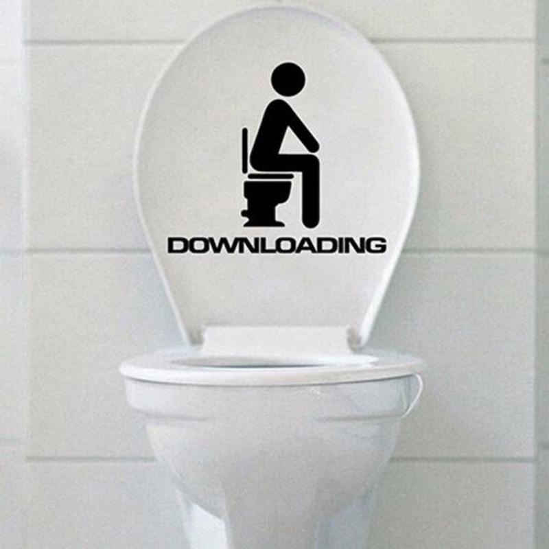 Funny Toilet Sticker